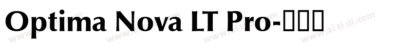 Optima Nova LT Pro字体转换